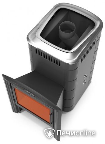 Дровяная печь-каменка TMF Тунгуска 2017 Inox Витра ТО антрацит в Чайковском